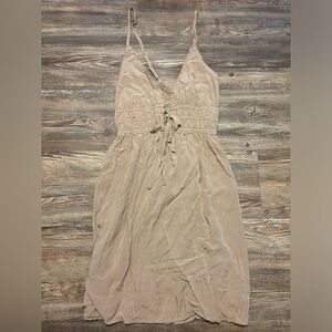 Tan wild fable dress